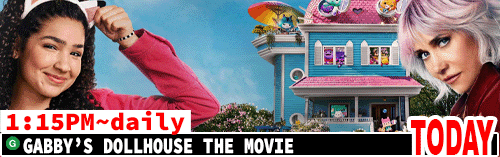 Gabby's Dollhouse daily 1:15 pm