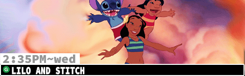 Lilo and Stitch Sat Mon Wed 2:35 pm