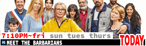 Meet the Barbians Fri Sun Tues Thurs 7:10 pm