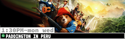 Paddington in Peru Sat Mon Wed 1:30 pm