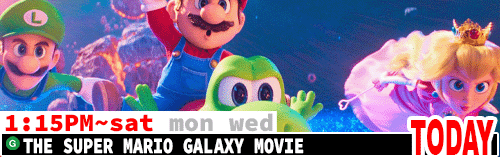 Super Mario 2026 Sat Mon Wed 1:15 pm